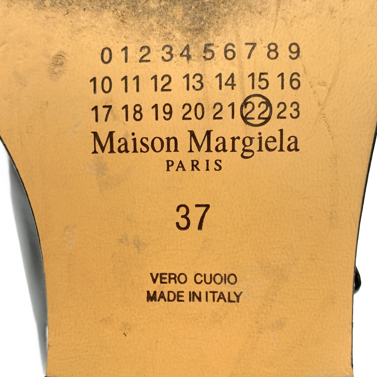 Maison Margiela / メゾンマルジェラ | 2024AW | Tabi City Mary Jane タビ メリージェーン レザー ミュール | 37 | レディース
