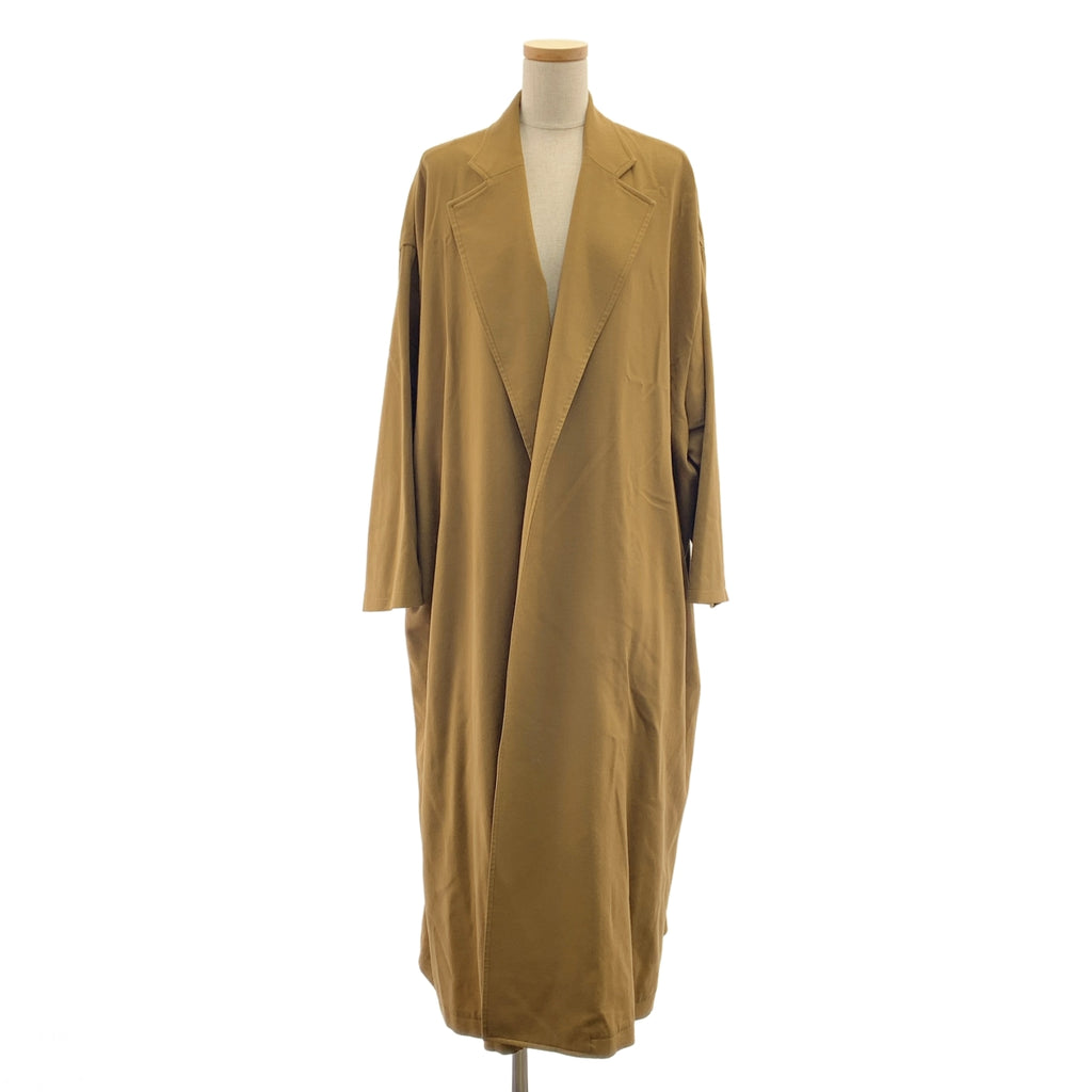 Whim Gazette / ウィムガゼット | ウール ベルト付き ロング コート | F | レディース