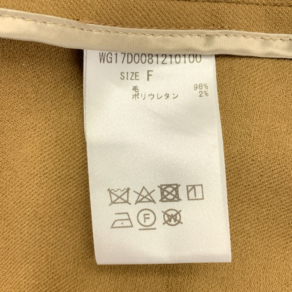 Whim Gazette / ウィムガゼット | ウール ベルト付き ロング コート | F | レディース