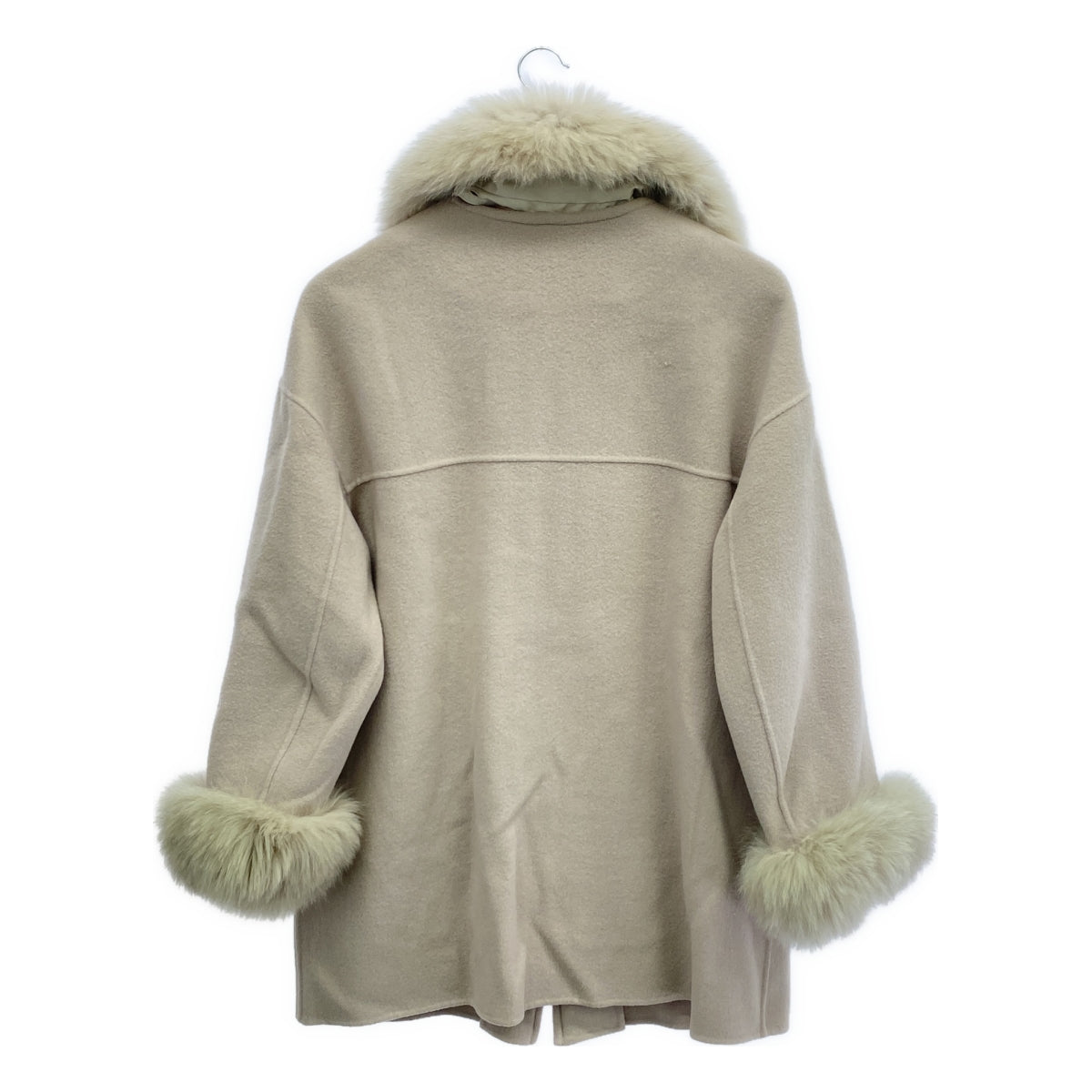 GRACE CONTINENTAL / 그레이스 콘티넨탈 | 모피 울 롱 코트 | 36 | 핑크 베이지 | 여성