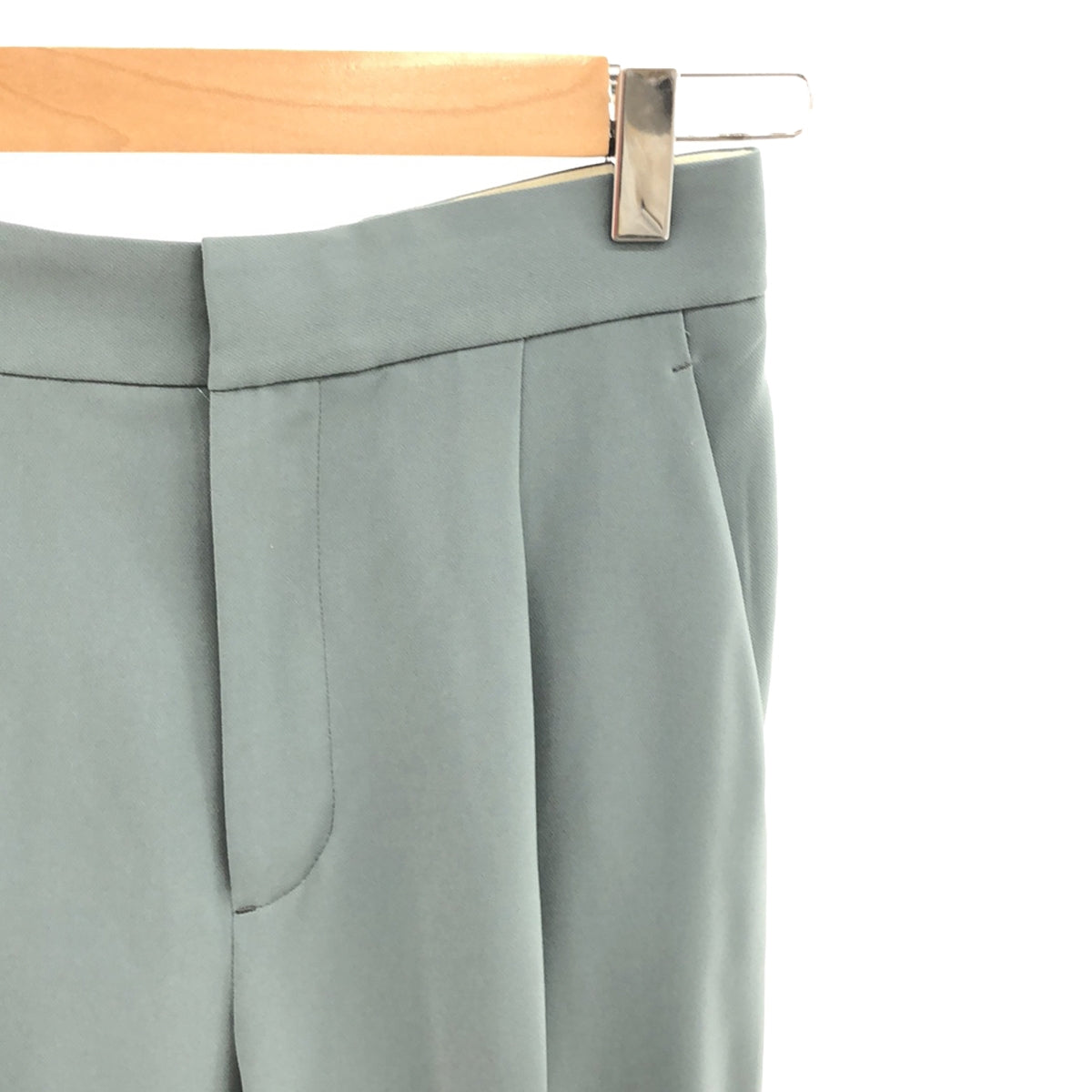 【美品】  CREDONA / クレドナ | Front tack tapered pants フロントタックテーパードパンツ | M | ダスティブルー | レディース