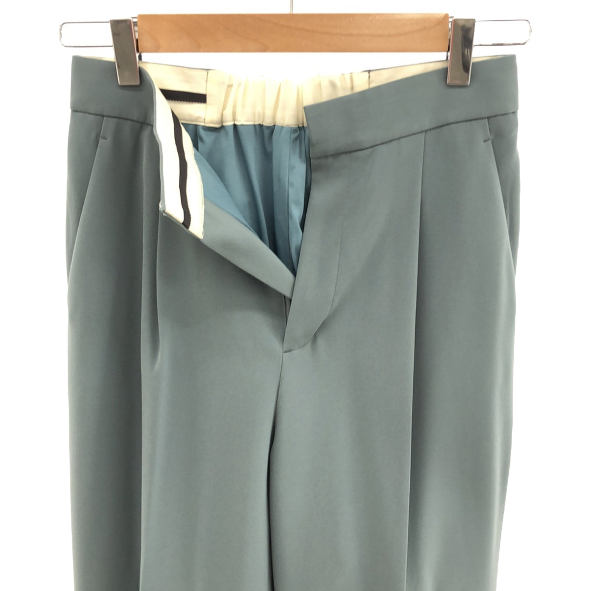 【美品】  CREDONA / クレドナ | Front tack tapered pants フロントタックテーパードパンツ | M | ダスティブルー | レディース