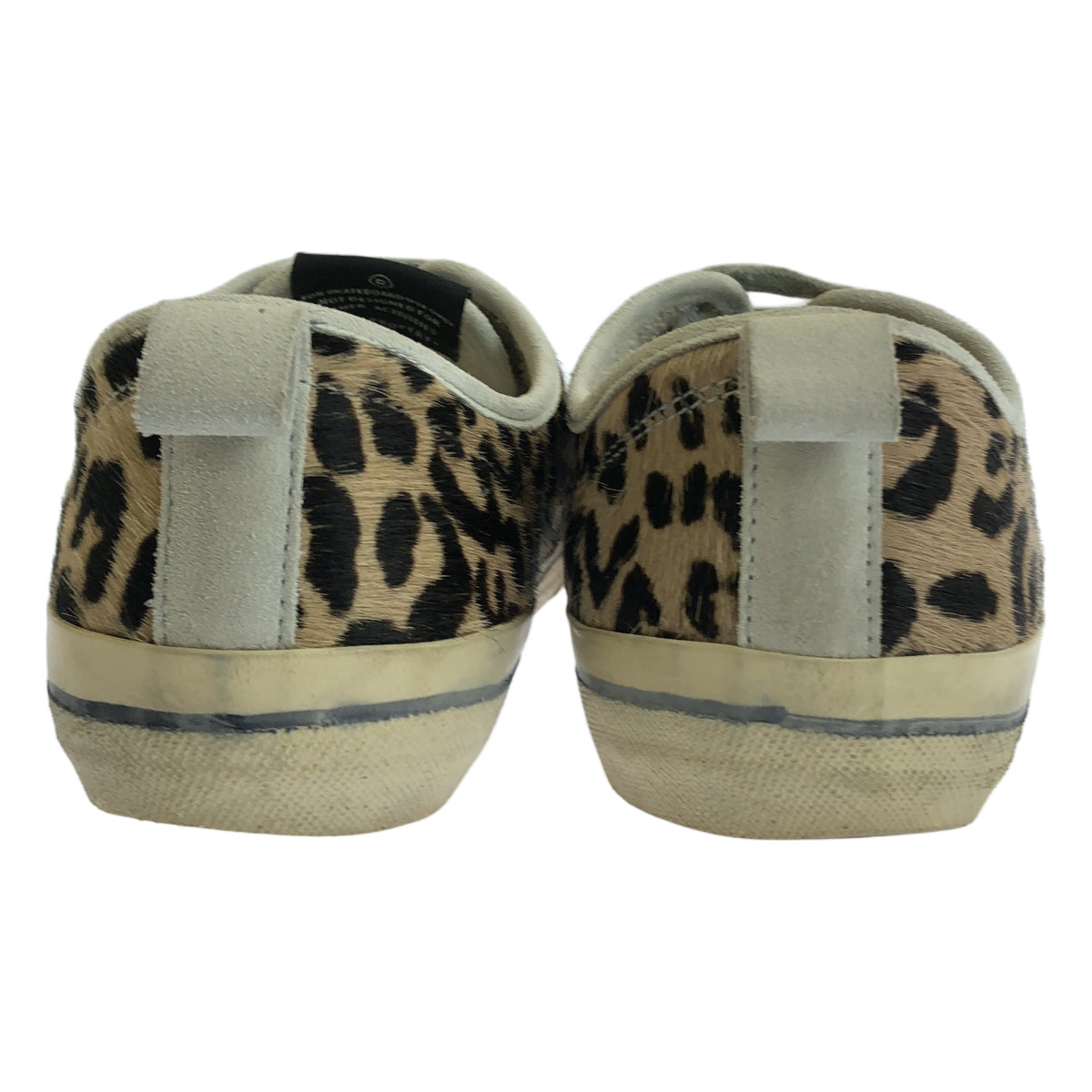 GOLDEN GOOSE / 골든구스 | 하라코 레더 레오파드 빈티지 가공 스니커즈 | 39 | 카멜계 |