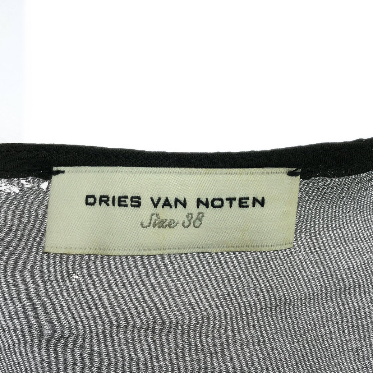 DRIES VAN NOTEN | Sleeveless silk blouse | Size 38 | Women's