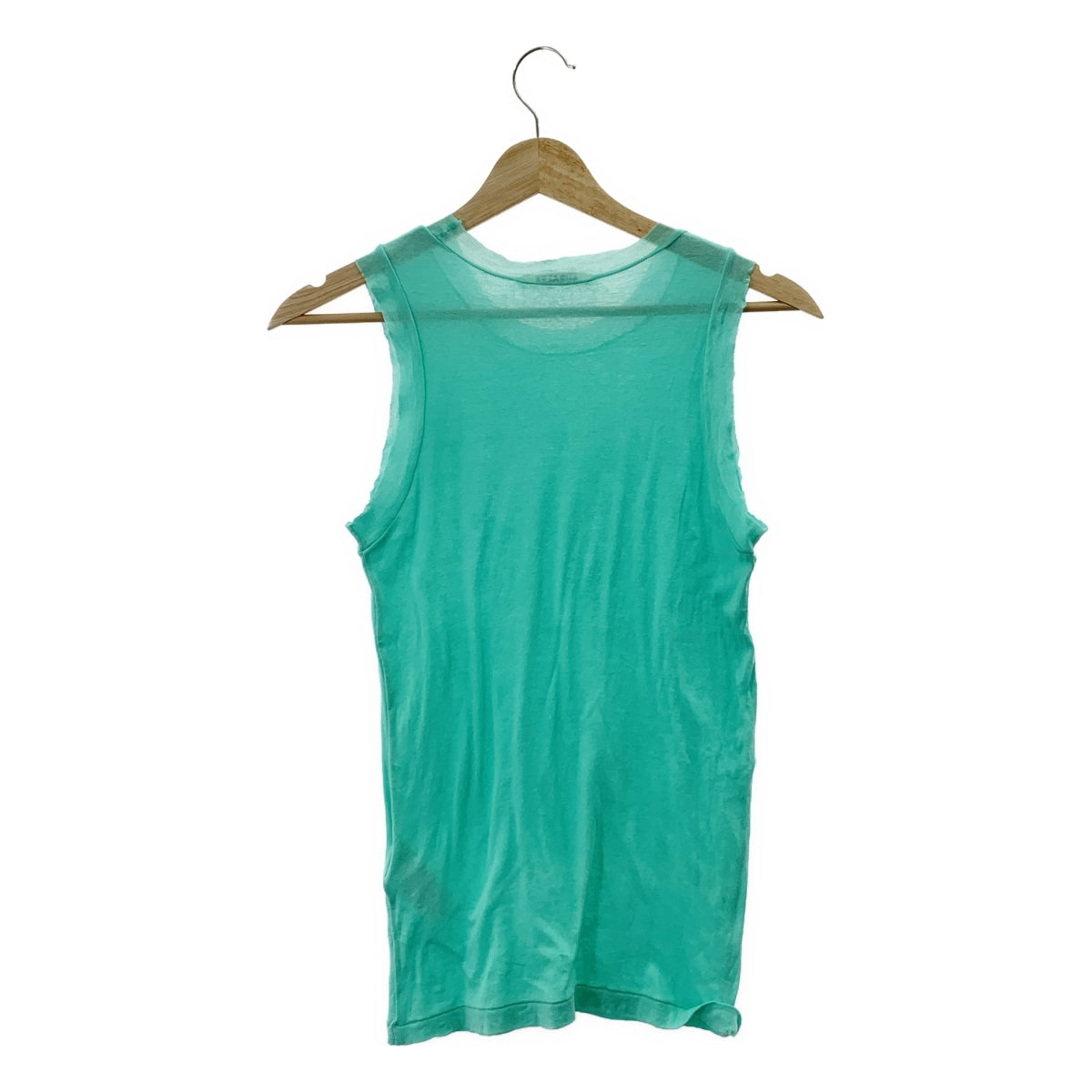 AURALEE / オーラリー | SUPER HIGH GAUGE SHEER RIB TANK TOP /  シアー リブ タンクトップ カットソー | 0 | レディース