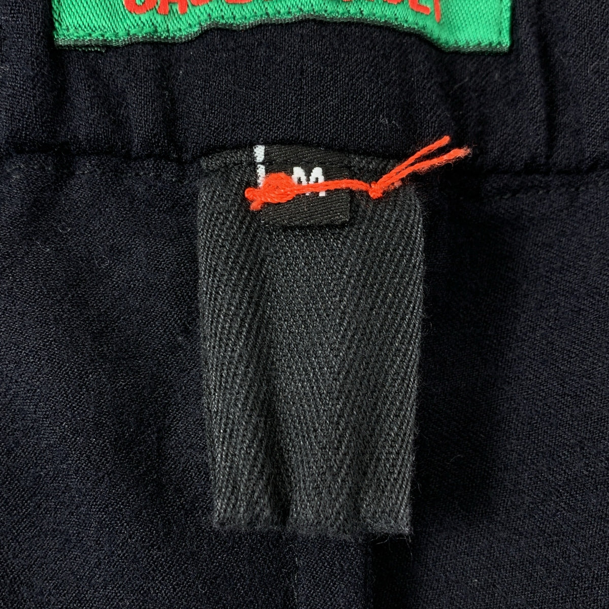 CASEY CASEY / ケーシーケーシー | ウール 2タック イージーパンツ | M | ネイビー | メンズ