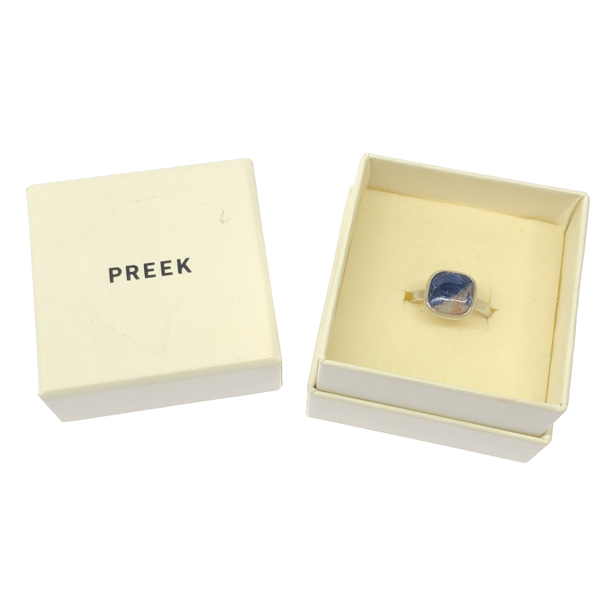 Preek | 寶石凸圓形切割戒指 / SV925 |