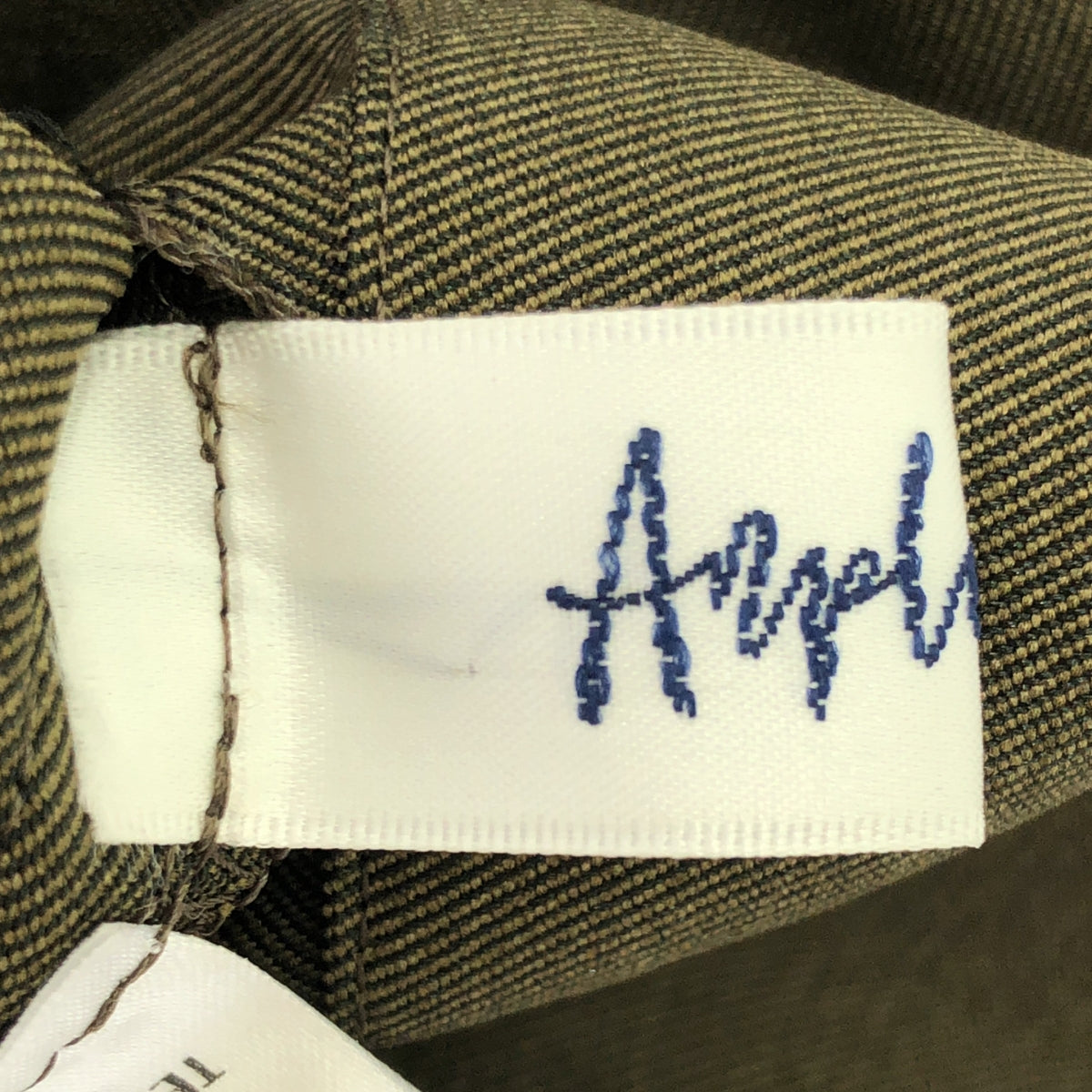 【美品】  anplegant / アンプレガント | ダブルアジャスター 2タック ミリタリーパンツ | 1 | カーキ | レディース