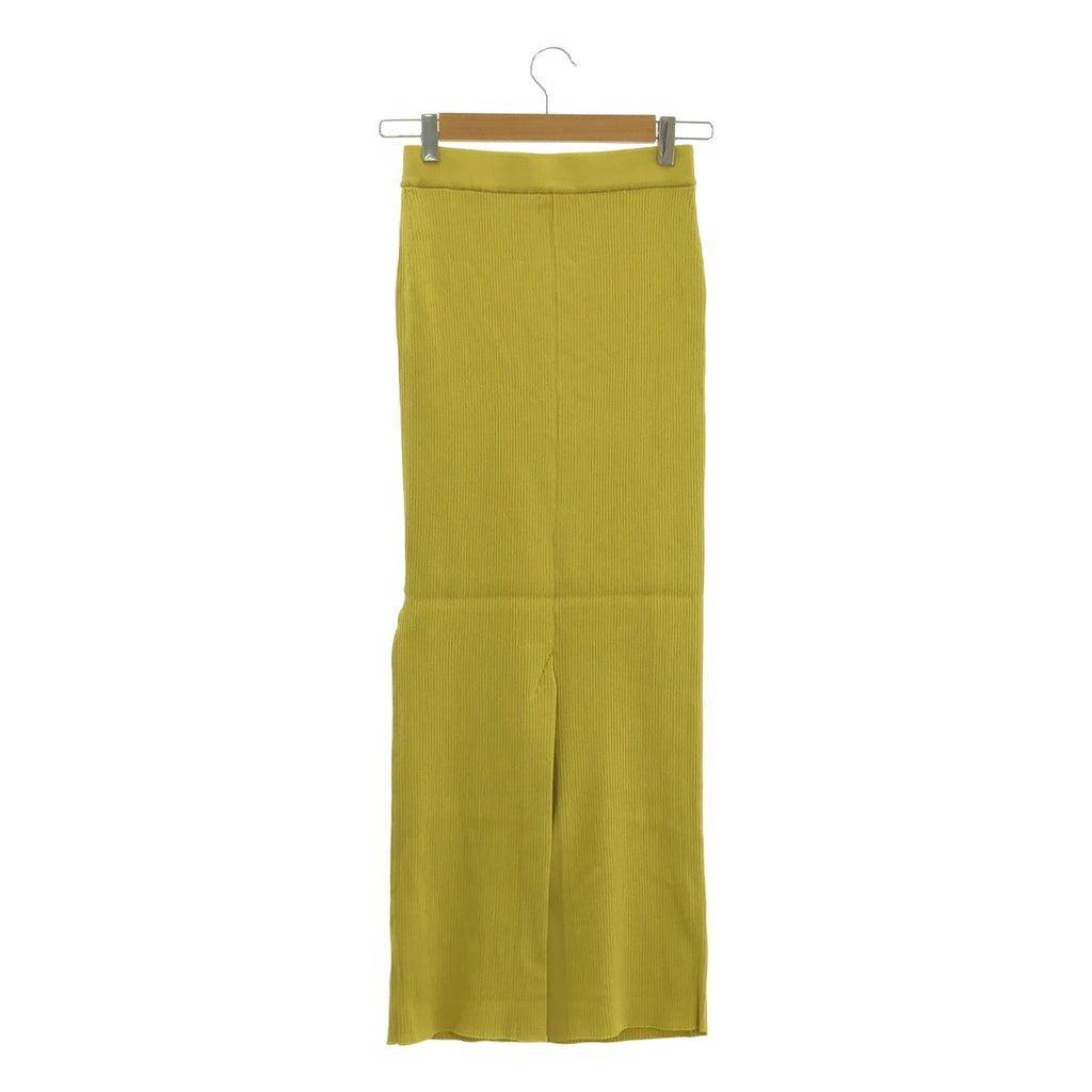 Chaos / カオス | 16Gインプレリブニット タイトロングスカート | F | レディース