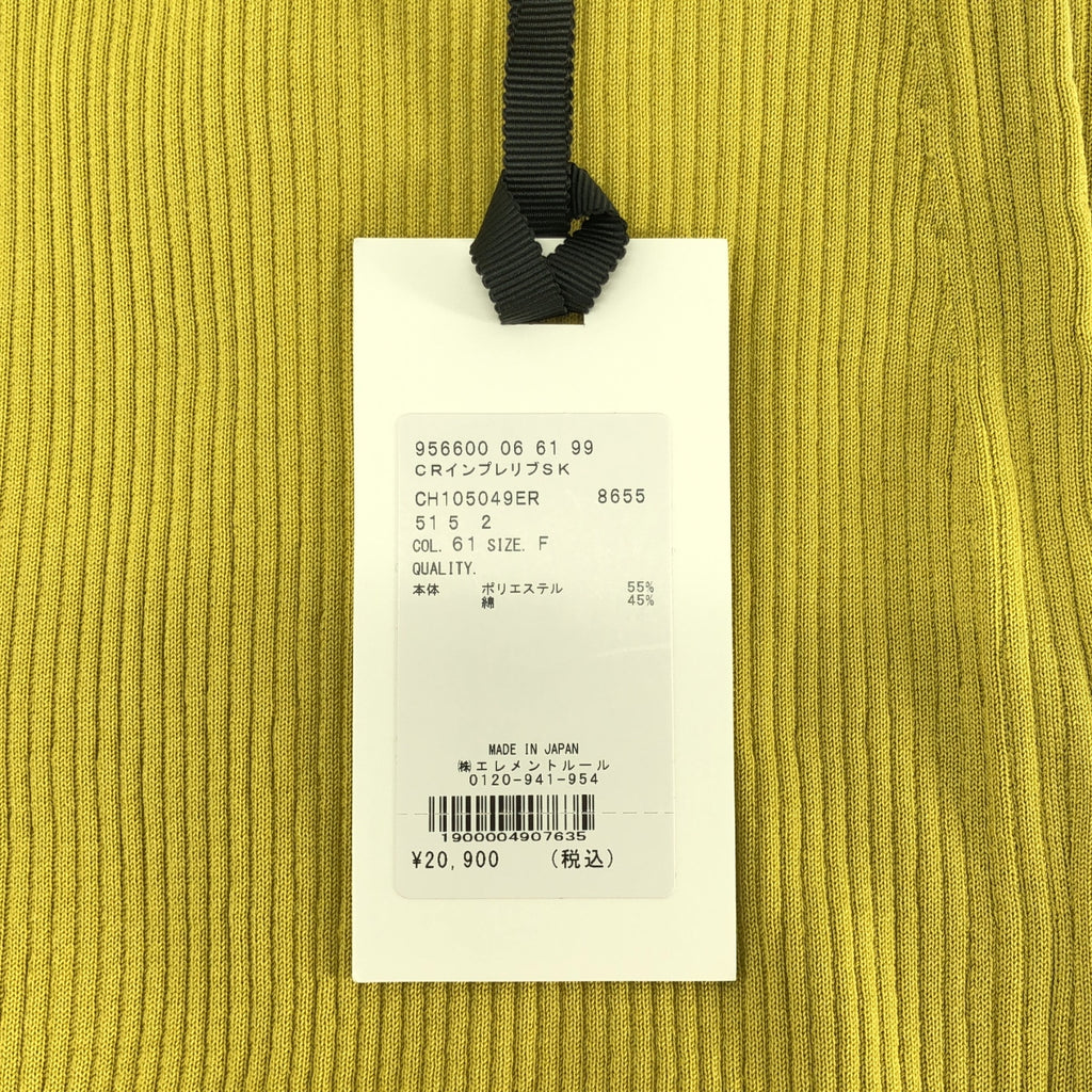 Chaos / カオス | 16Gインプレリブニット タイトロングスカート | F | レディース