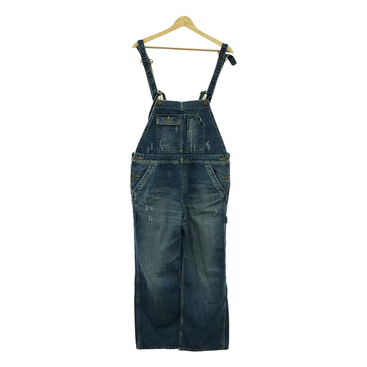 L'Appartement / アパルトモン | Denim Over ALL / ヴィンテージ加工 デニム オーバーオール | F | インディゴ | レディース