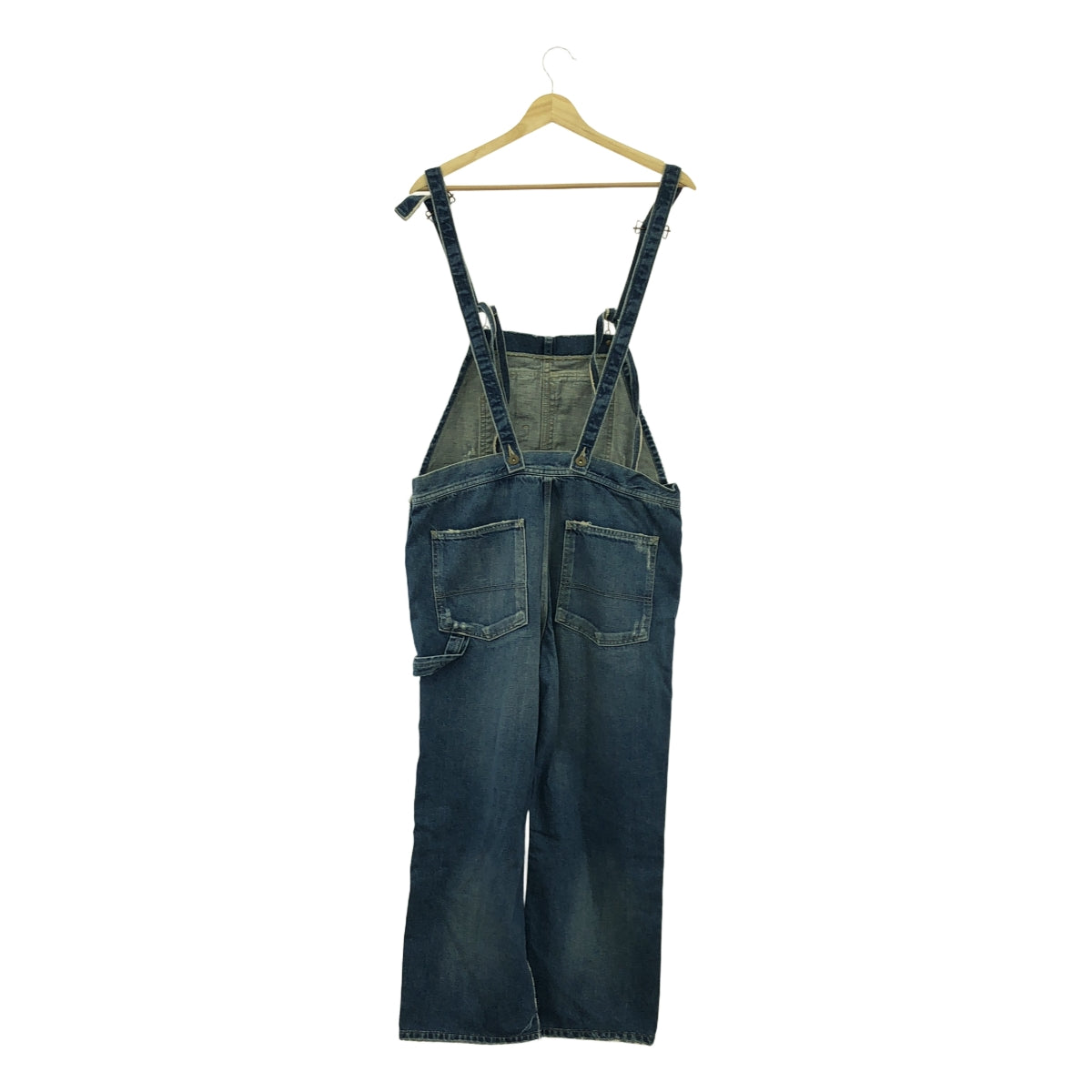 L'Appartement / アパルトモン | Denim Over ALL / ヴィンテージ加工 デニム オーバーオール | F | インディゴ | レディース