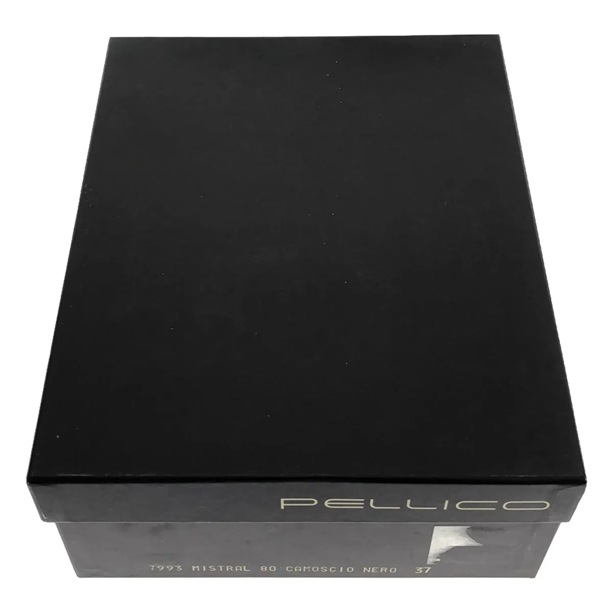 佩利科 | MISTRAL 80 絨面革徽章後拉鍊短靴高跟短靴 | 37 |黑色 |女性的