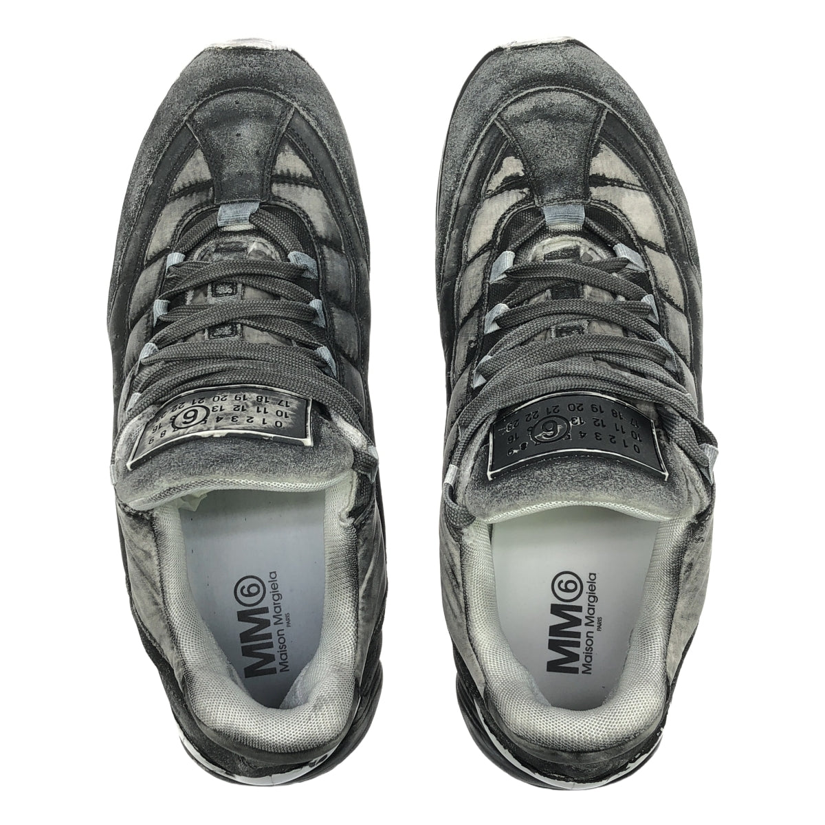 MM6 Maison Margiela | DISTRESSED EFFECT LOW-TOP SNEAKERS | 43 | Men's