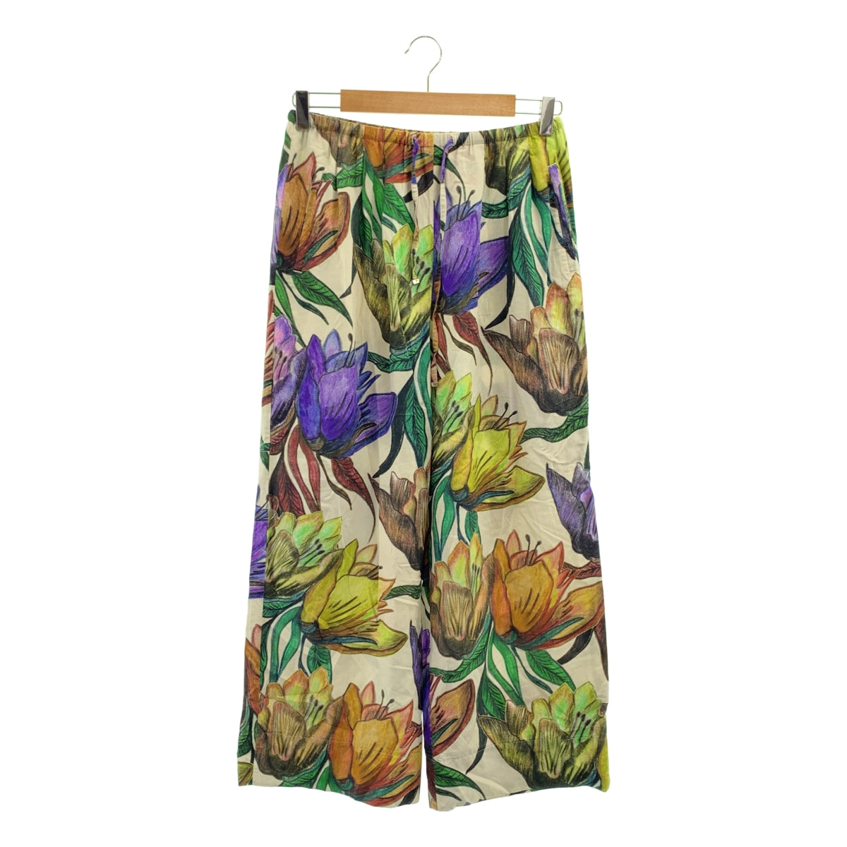 Tomorrowland BALLSEY / トゥモローランドボールジー | 2024SS | アルジタプリント タックワイドパンツ | 36 | レディース