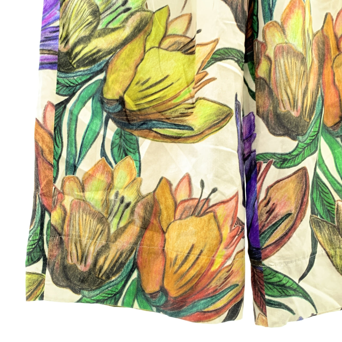 Tomorrowland BALLSEY / トゥモローランドボールジー | 2024SS | アルジタプリント タックワイドパンツ | 36 | レディース