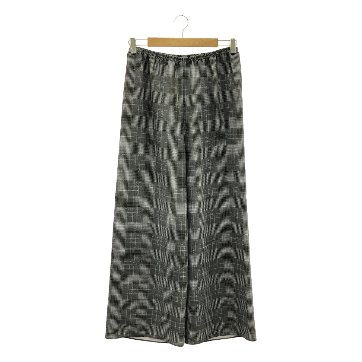 DES PRES / デプレ | 2024AW | グレンチェック グリッタープリント リラックス パンツ | 38 | グレー | レディース