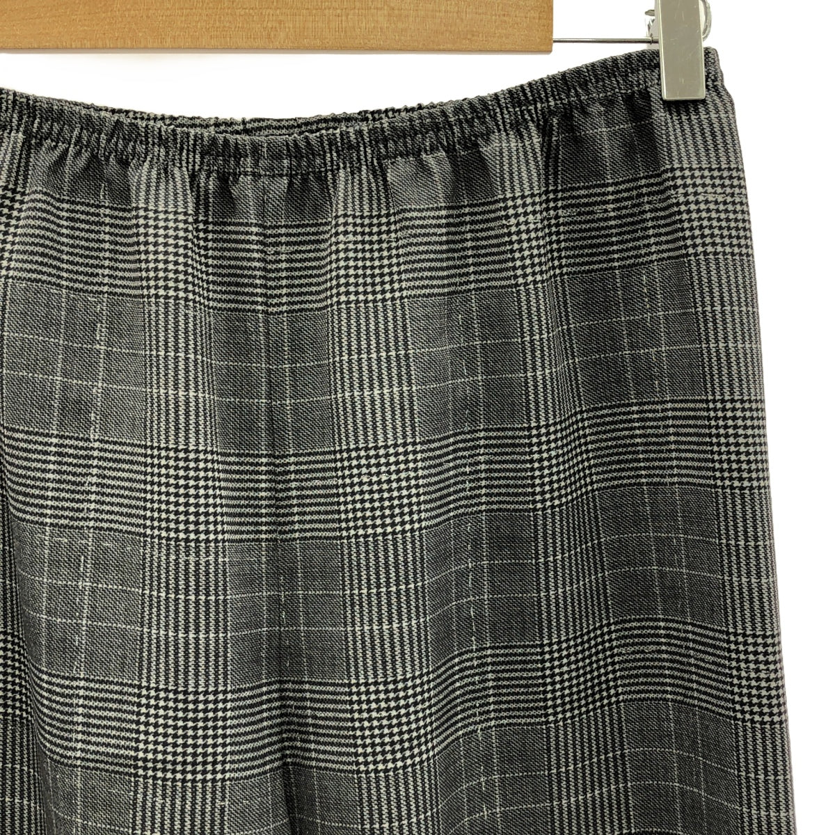 DES PRES / デプレ | 2024AW | グレンチェック グリッタープリント リラックス パンツ | 38 | グレー | レディース