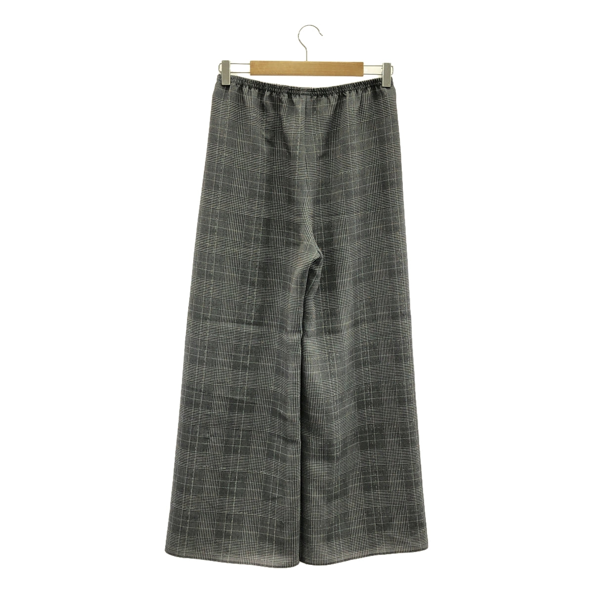 DES PRES / デプレ | 2024AW | グレンチェック グリッタープリント リラックス パンツ | 38 | グレー | レディース
