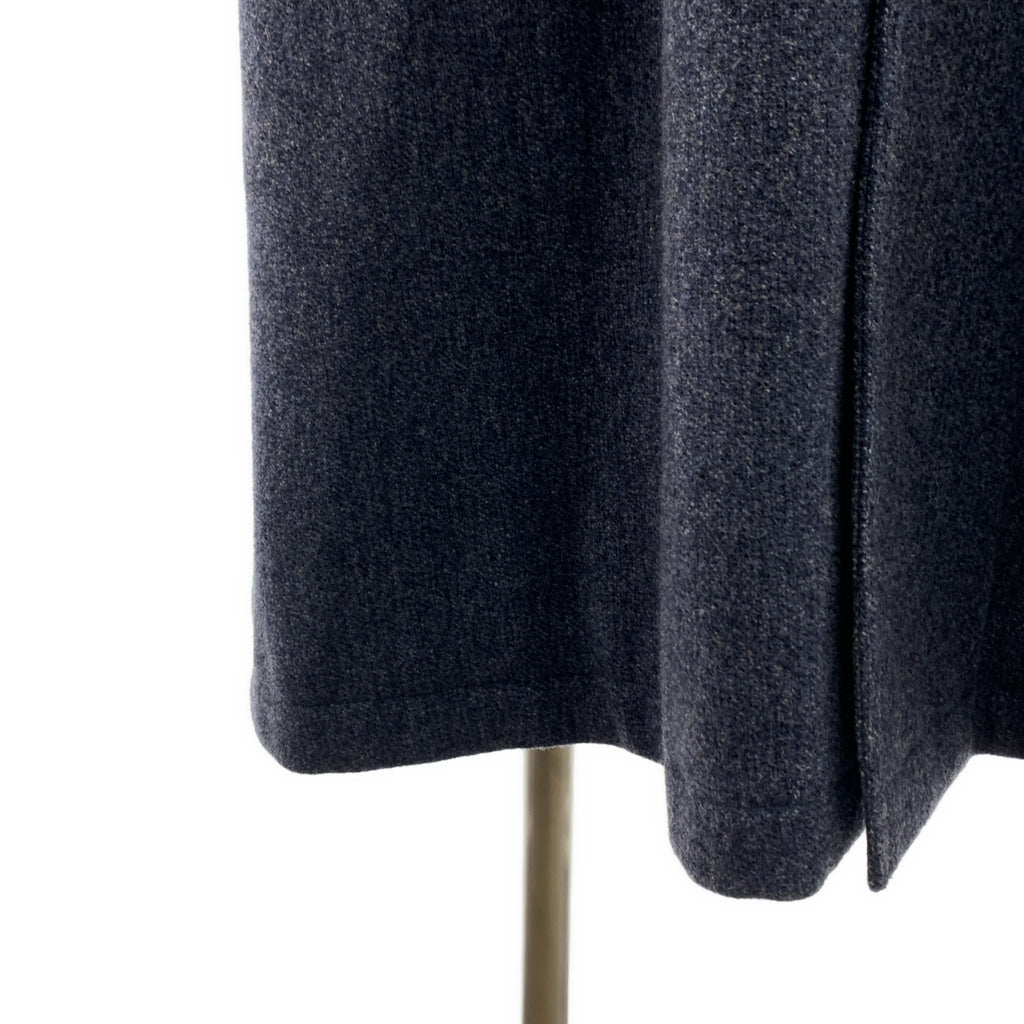 ENCOMING / インカミング | BACK PLEATS COAT / ウール チンストラップ ステンカラー オーバーコート / 総裏地 | M | メンズ