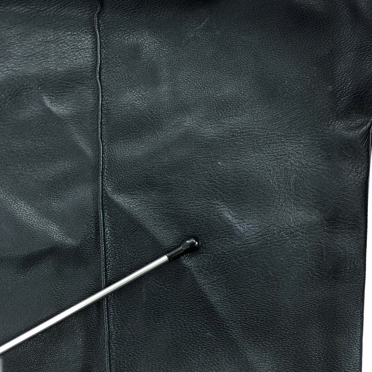 TED BAKER / テッドベーカー | ベルト付 レザー パンツ | 2 | ブラック | レディース