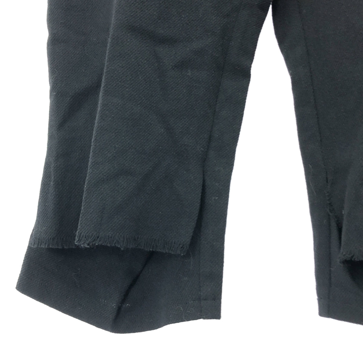 YOHJI YAMAMOTO | 羊毛和羊駝毛混紡七分褲 | 3碼 | 黑色 | 男款