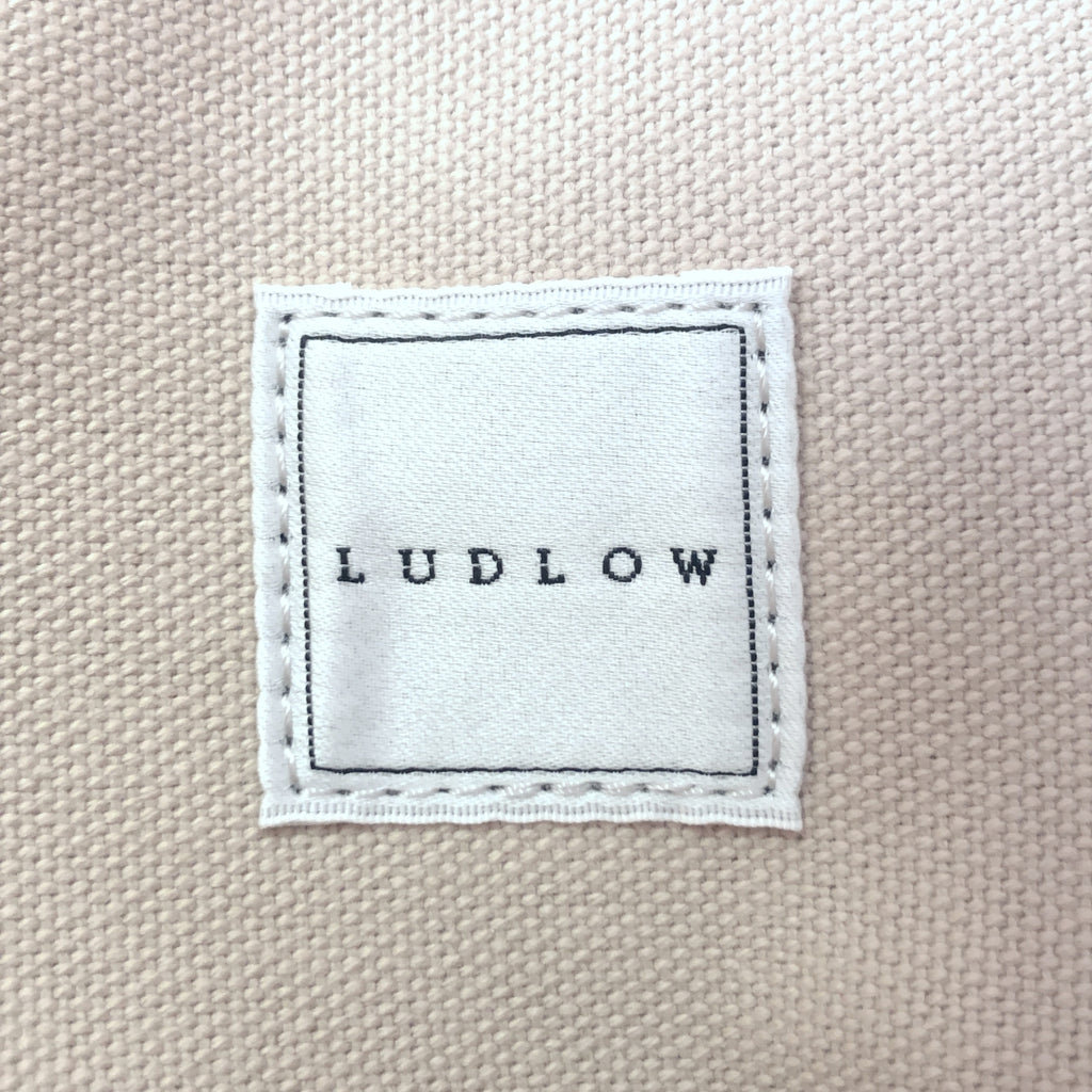 LUDLOW / ラドロー | レザートリム キャンバス ハート トートバッグ |