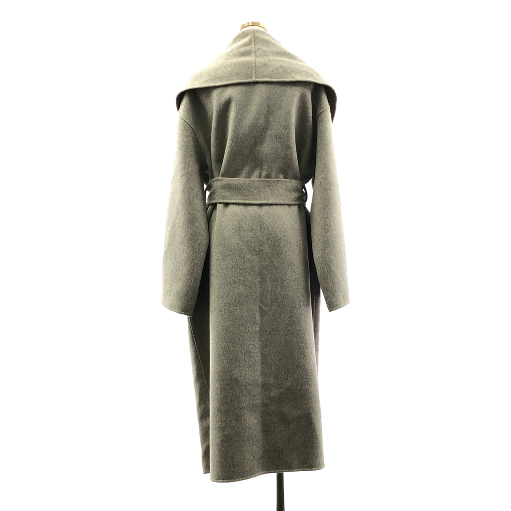 【美品】  BULLY / ブリー | 2023AW | Deuxieme Classe 取扱い LONG COAT ショールカラー ウール ロングコート | 42 | ベージュ | レディース