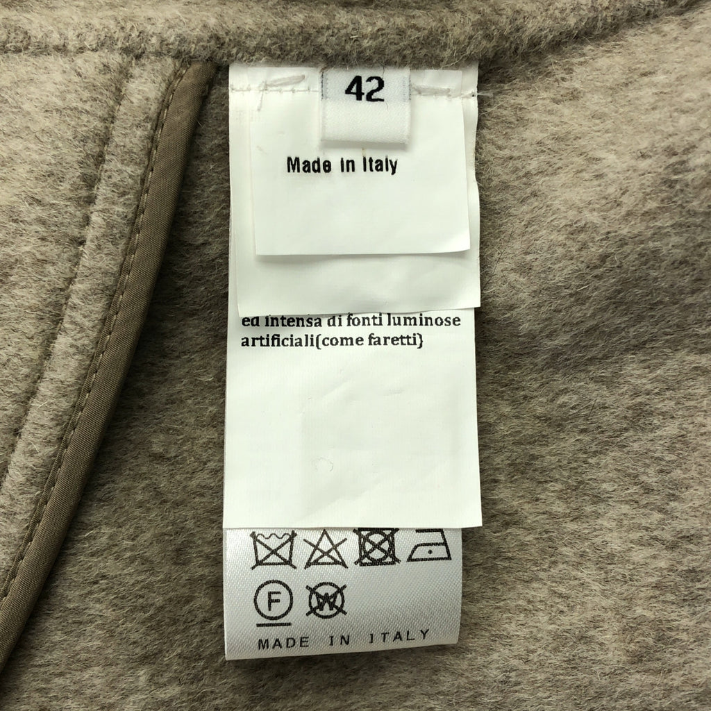 【美品】  BULLY / ブリー | 2023AW | Deuxieme Classe 取扱い LONG COAT ショールカラー ウール ロングコート | 42 | ベージュ | レディース