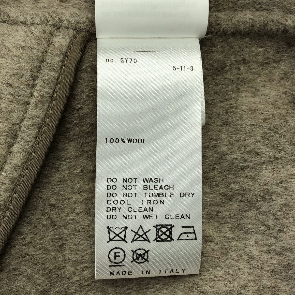 BULLY | 2023AW | Deuxieme Classe LONG COAT 披肩領羊毛長外套 | 42 | 女款