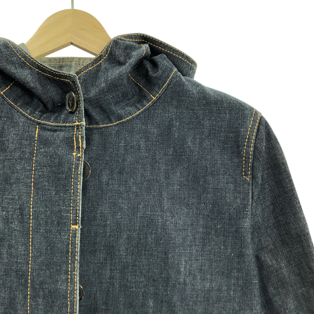 MACKINTOSH / マッキントッシュ | デニム フーデッド コート | 34 | レディース