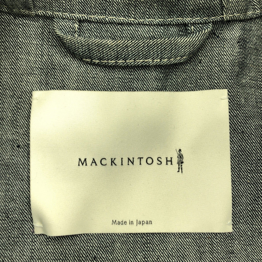 MACKINTOSH / マッキントッシュ | デニム フーデッド コート | 34 | レディース