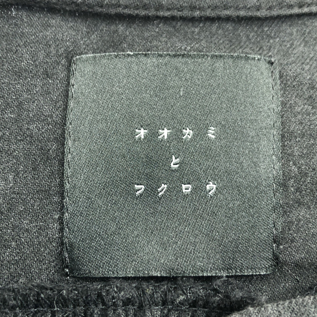 TANDEY / オオカミとフクロウ | オオカミと月灯りのかぐや シャツ ブラウス | F | ブラック | レディース