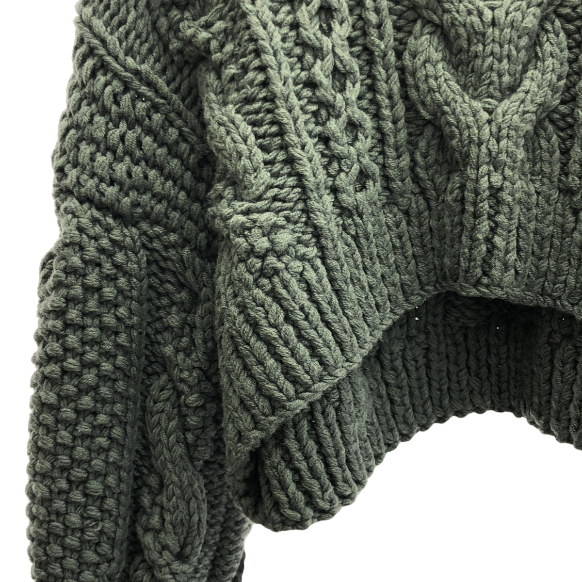 ETRE TOKYO | 手工編織麻花套頭衫 | F | 炭灰色 | 女款