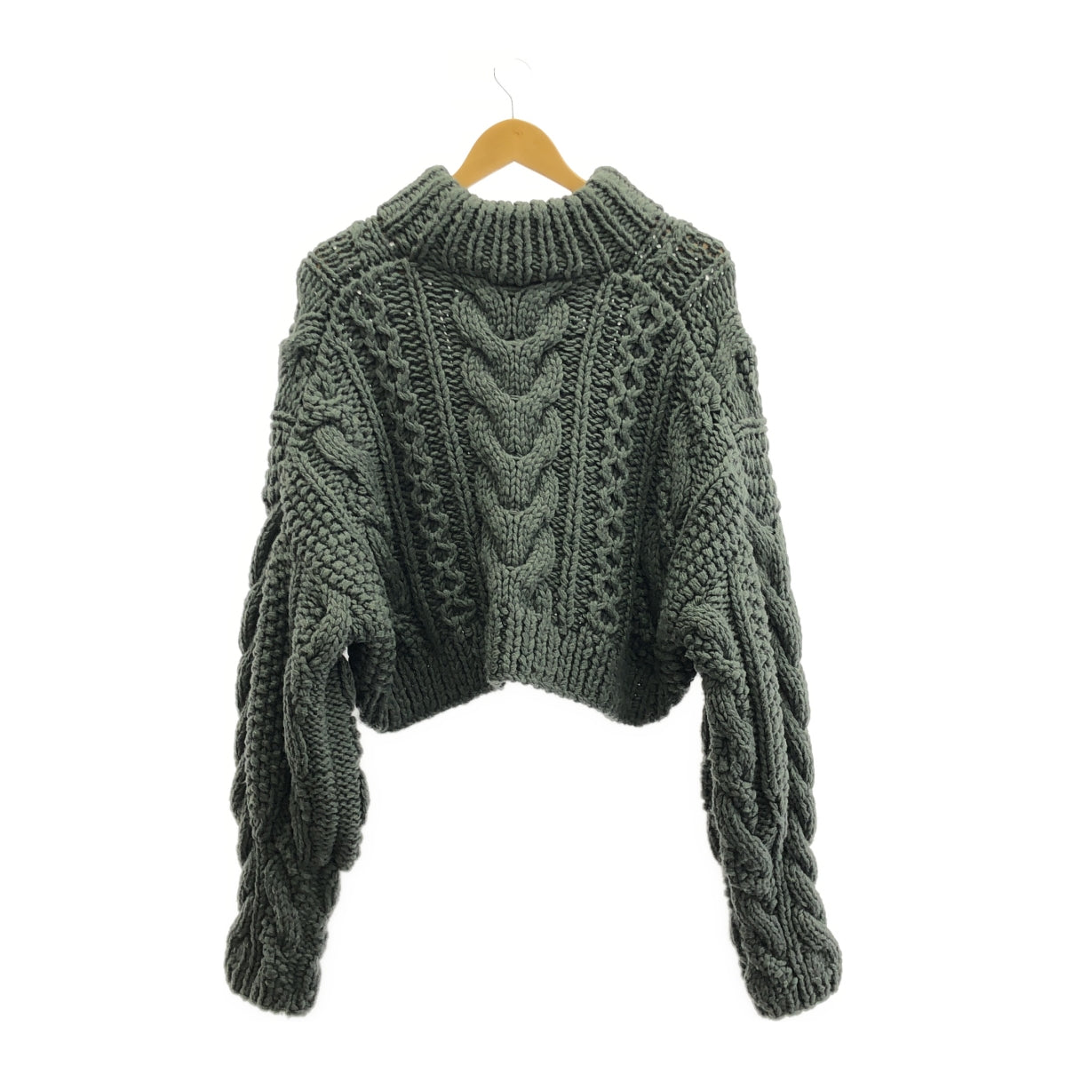 ETRE TOKYO | 手工編織麻花套頭衫 | F | 炭灰色 | 女款