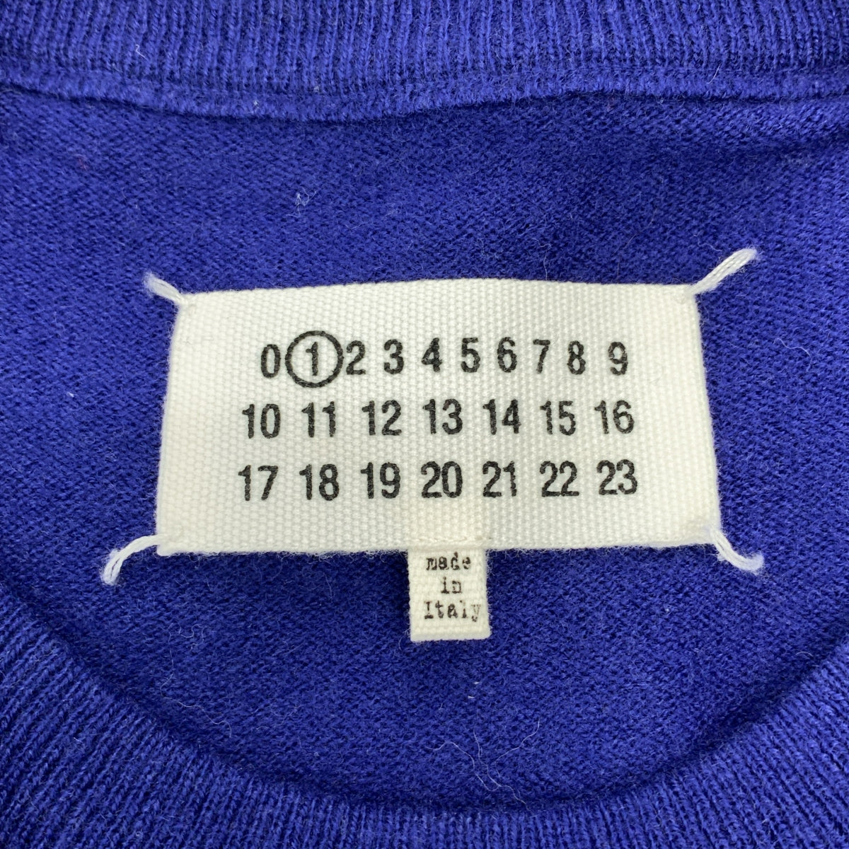 Maison Margiela / メゾンマルジェラ | 2021AW | ウール エルボステッチ クルーネック ニット セーター | XL | レディース