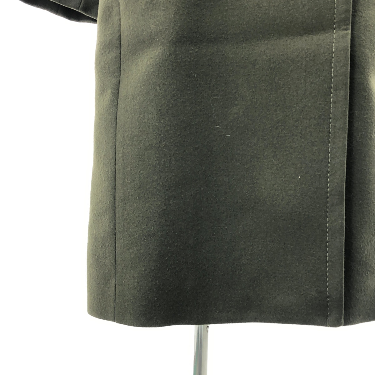 sacai / サカイ | ベルトメルトンコート | 1 | カーキ | レディース