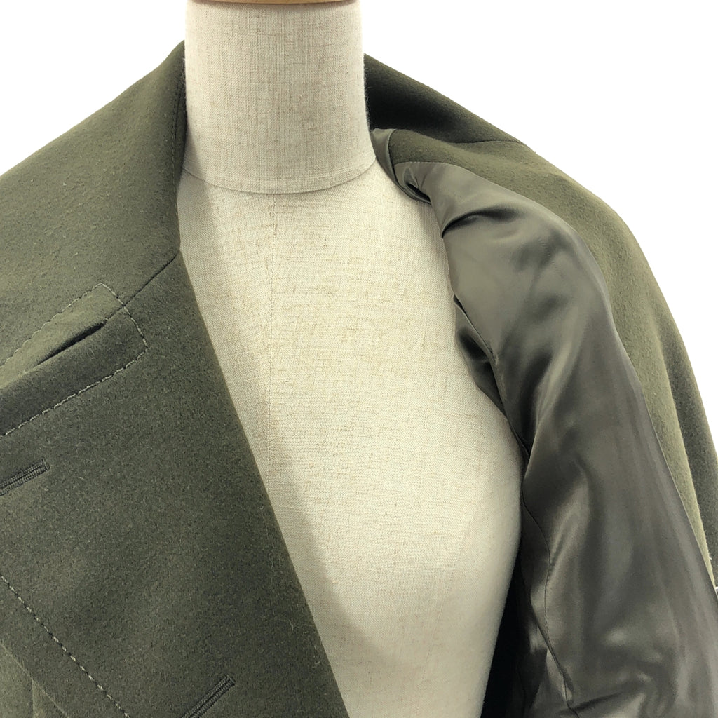 sacai / サカイ | ベルトメルトンコート | 1 | カーキ | レディース