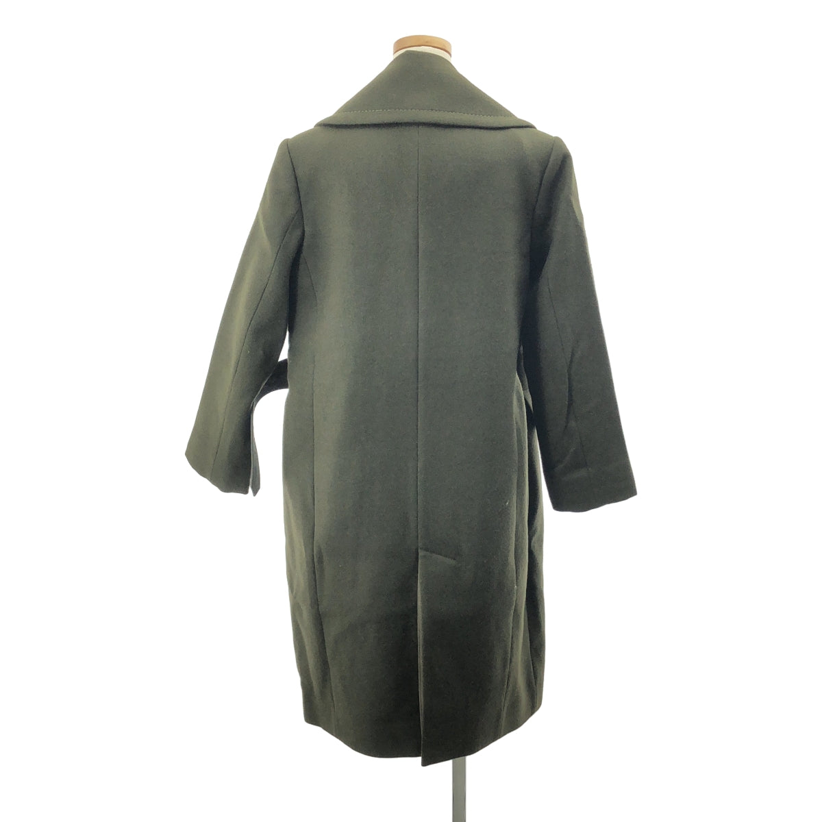 sacai / サカイ | ベルトメルトンコート | 1 | カーキ | レディース