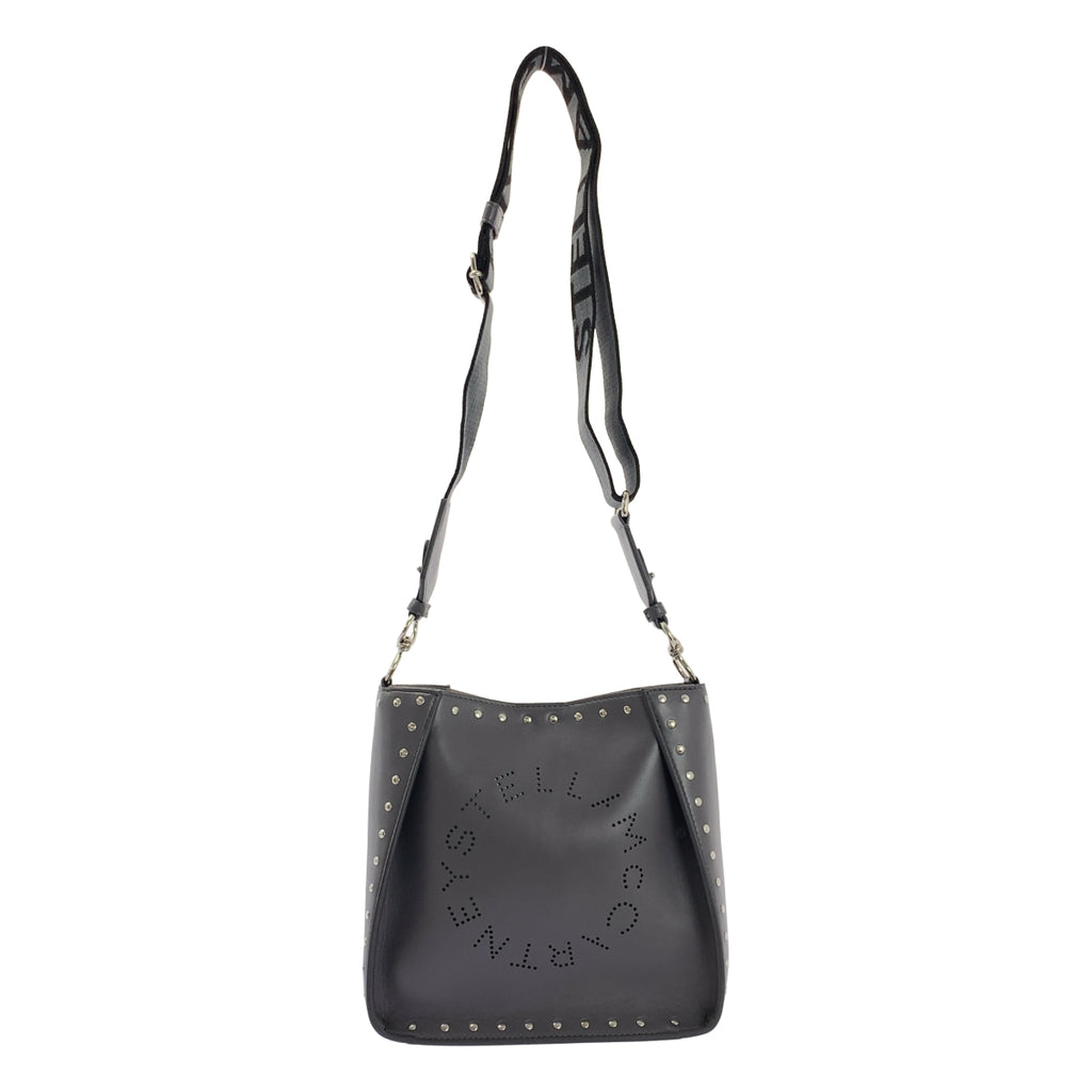STELLA McCARTNEY / 스텔라 맥카트니 | 가죽 펀칭 로고 스터드 숄더백 |