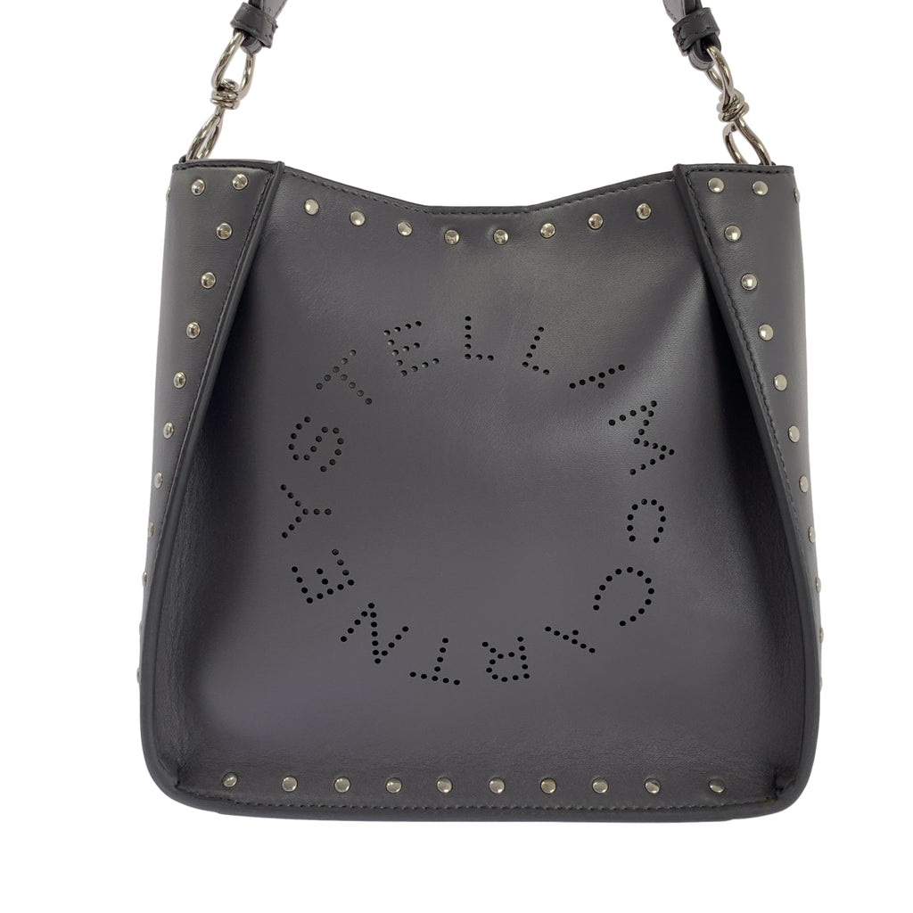STELLA McCARTNEY / 스텔라 맥카트니 | 가죽 펀칭 로고 스터드 숄더백 |
