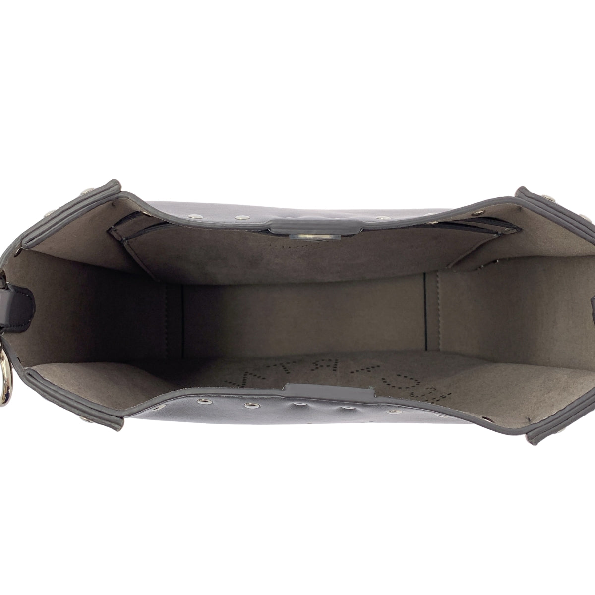 STELLA McCARTNEY / 스텔라 맥카트니 | 가죽 펀칭 로고 스터드 숄더백 |