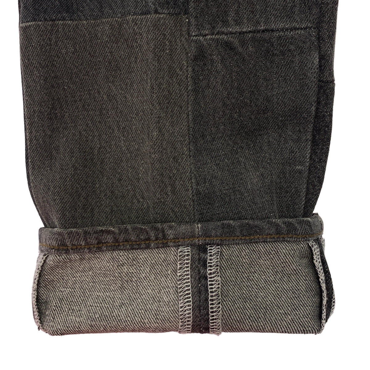 全新 | 復刻拼接牛仔褲 | 1碼 | 黑色 | 男款