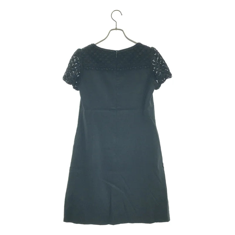 COTTO / 코토 | 레이스 사이드 포켓 드레스 원피스 / 안감 있음 | 38 | 여성