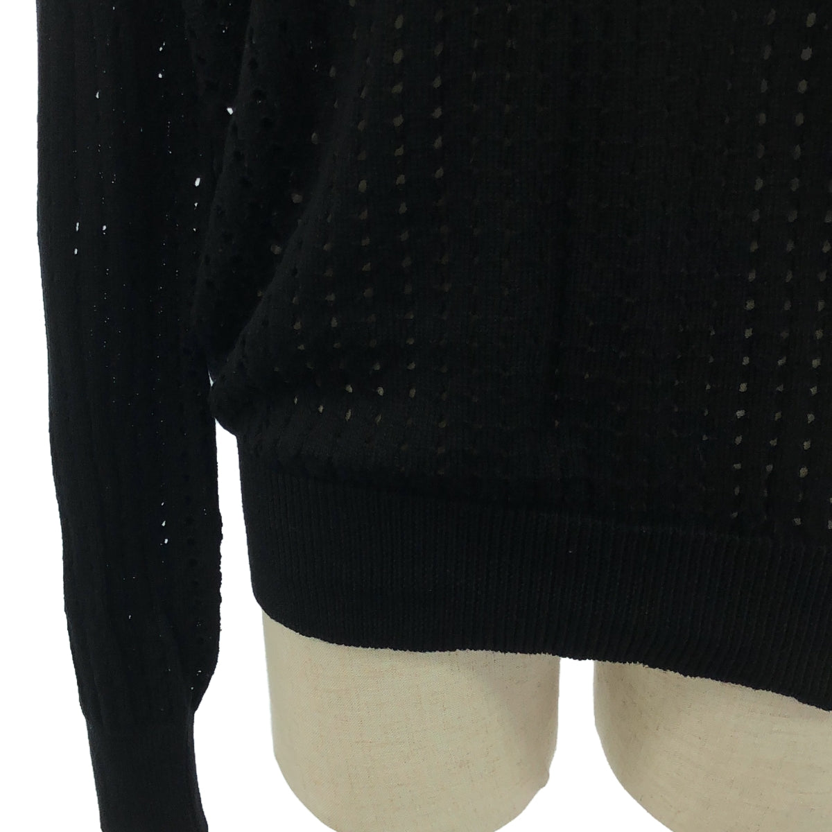 BOTTEGA VENETA | 100% silk / Silk crew neck knit pullover | 48 | Black | Men's