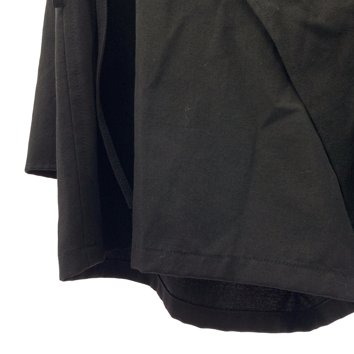 YOHJI YAMAMOTO +NOIR / ヨウジヤマモトプリュスノアール | 2019SS | ウール アシンメトリー レイヤード パンツ | 1 | レディース