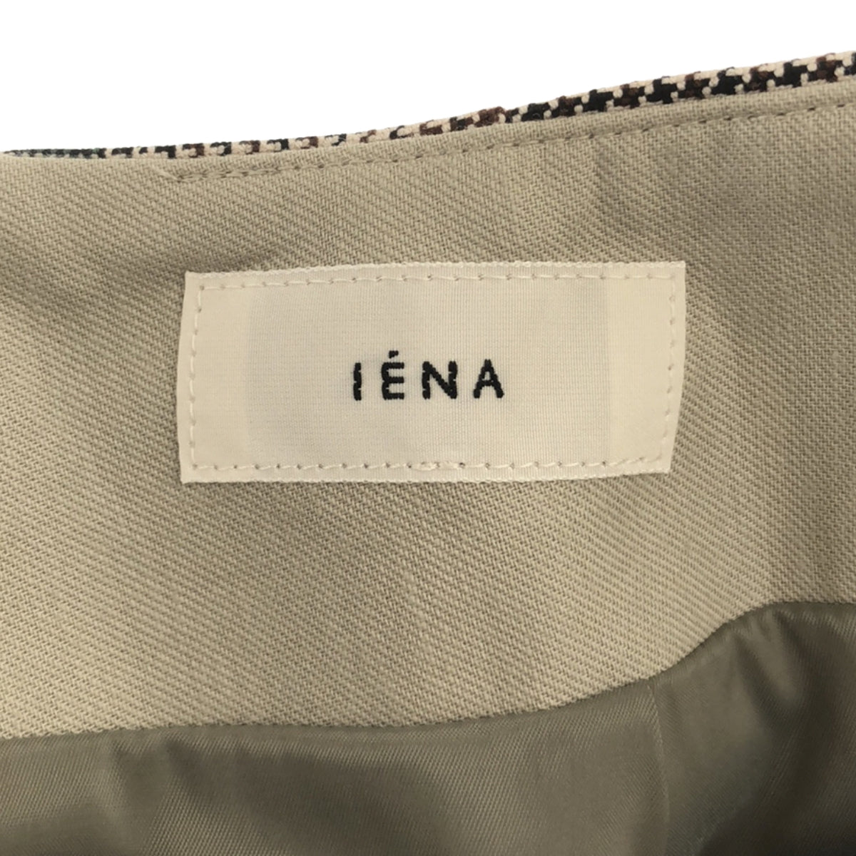 IENA / イエナ | 2021AW | チェックストレッチタイトスカート | 34 | レディース