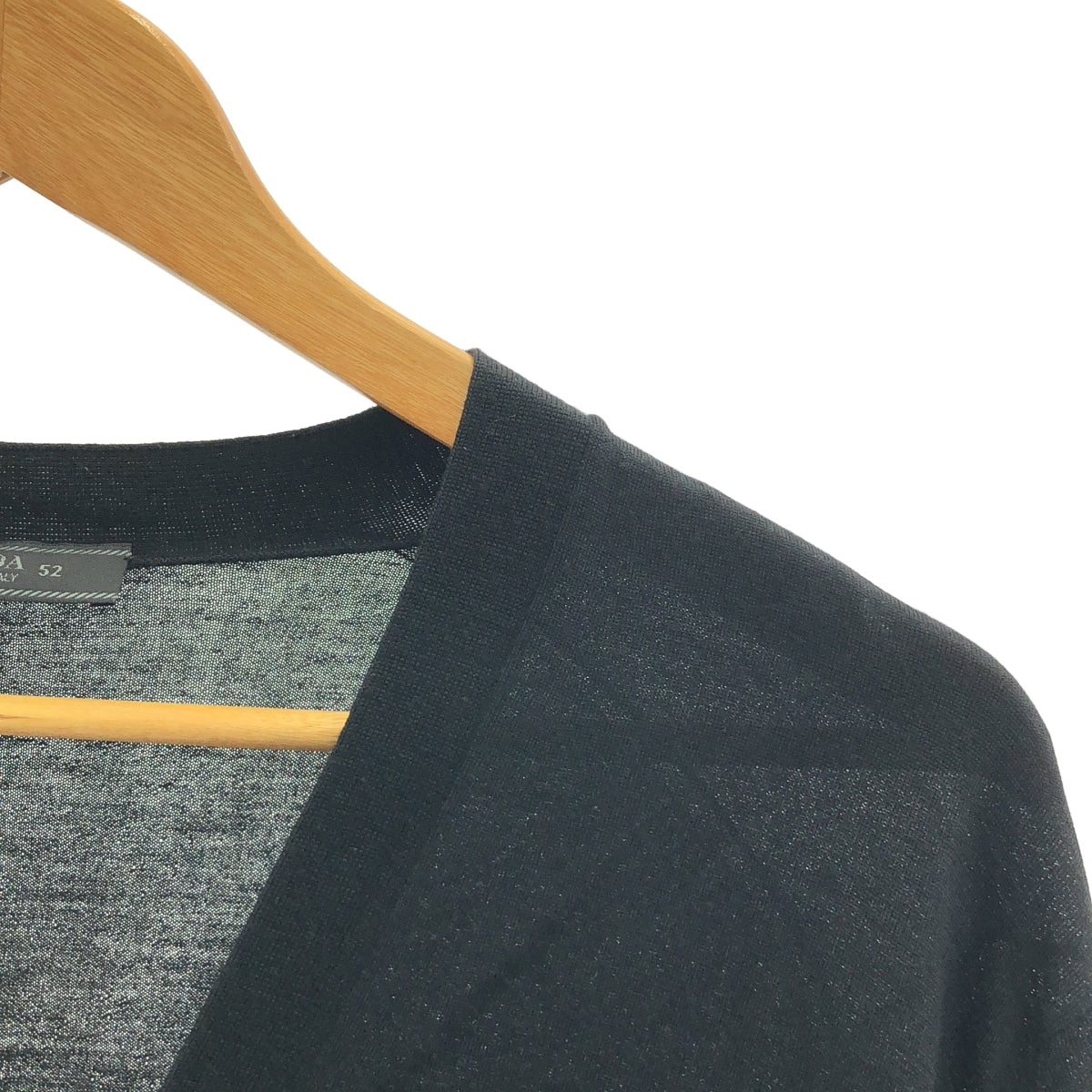 PRADA / プラダ | ハイゲージ ニットカーディガン | 52 | メンズ