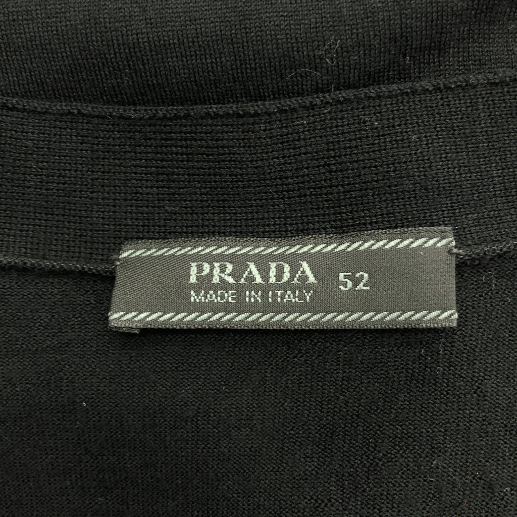PRADA | 高針針織開襟衫 | 尺寸 52 | 男士