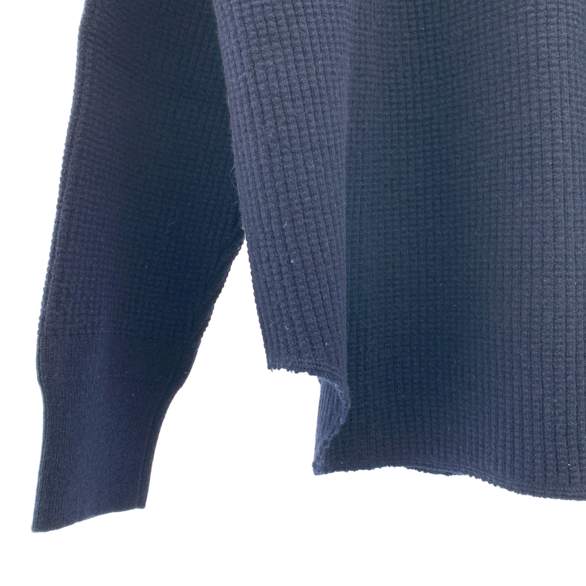 WRAPINKNOT / 랩핑 매듭 | cashmere 100 % / 캐시미어 오버 실루엣 엘보 스티치 니트 스웨터 | 2 | 남성